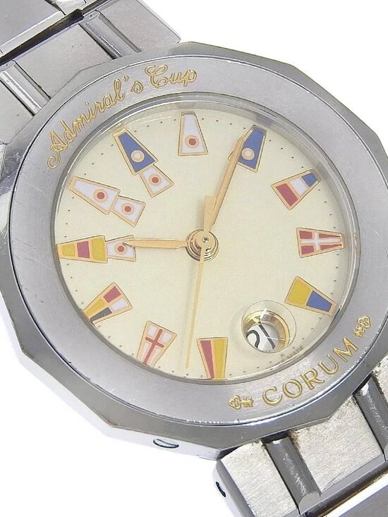 CORUM Admirals cup Watches 39.610.20 V050 Silver IvoryDial Stainless Steel... main image 6